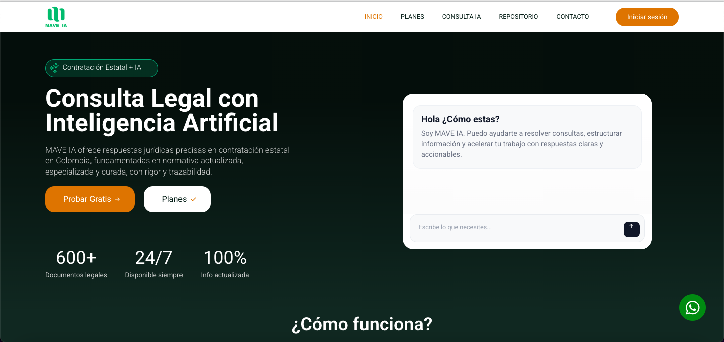 Agente bot Empresarial MaveIA